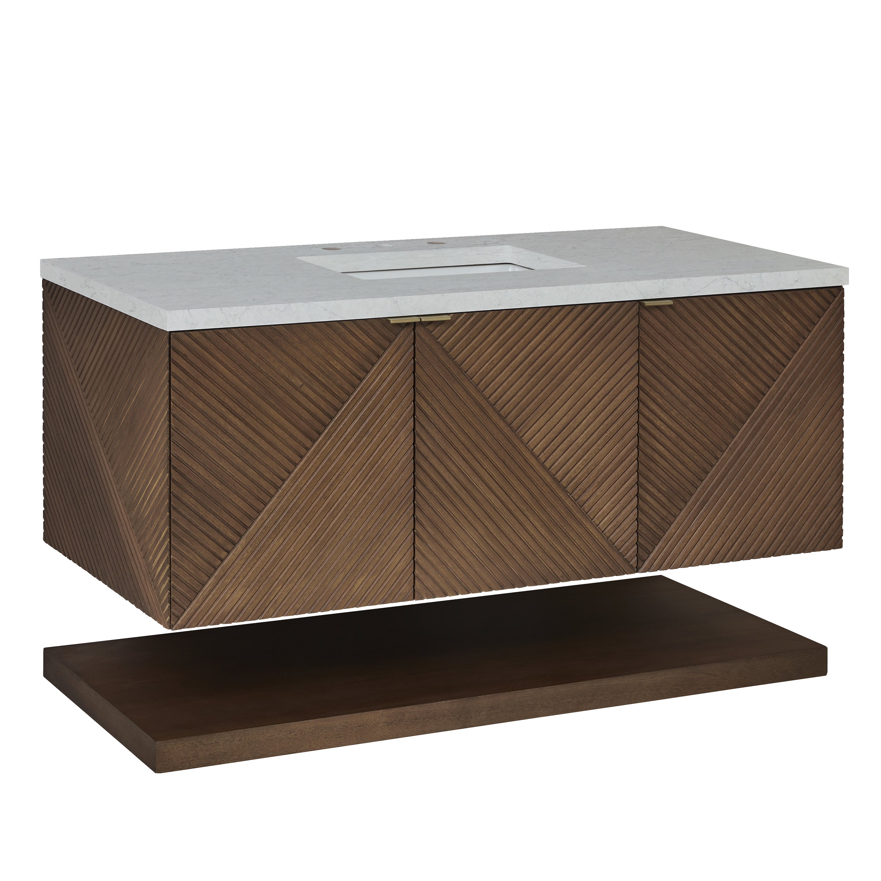 James Martin Marcello 48" Single Vanity in Chestnut with 3cm Countertop