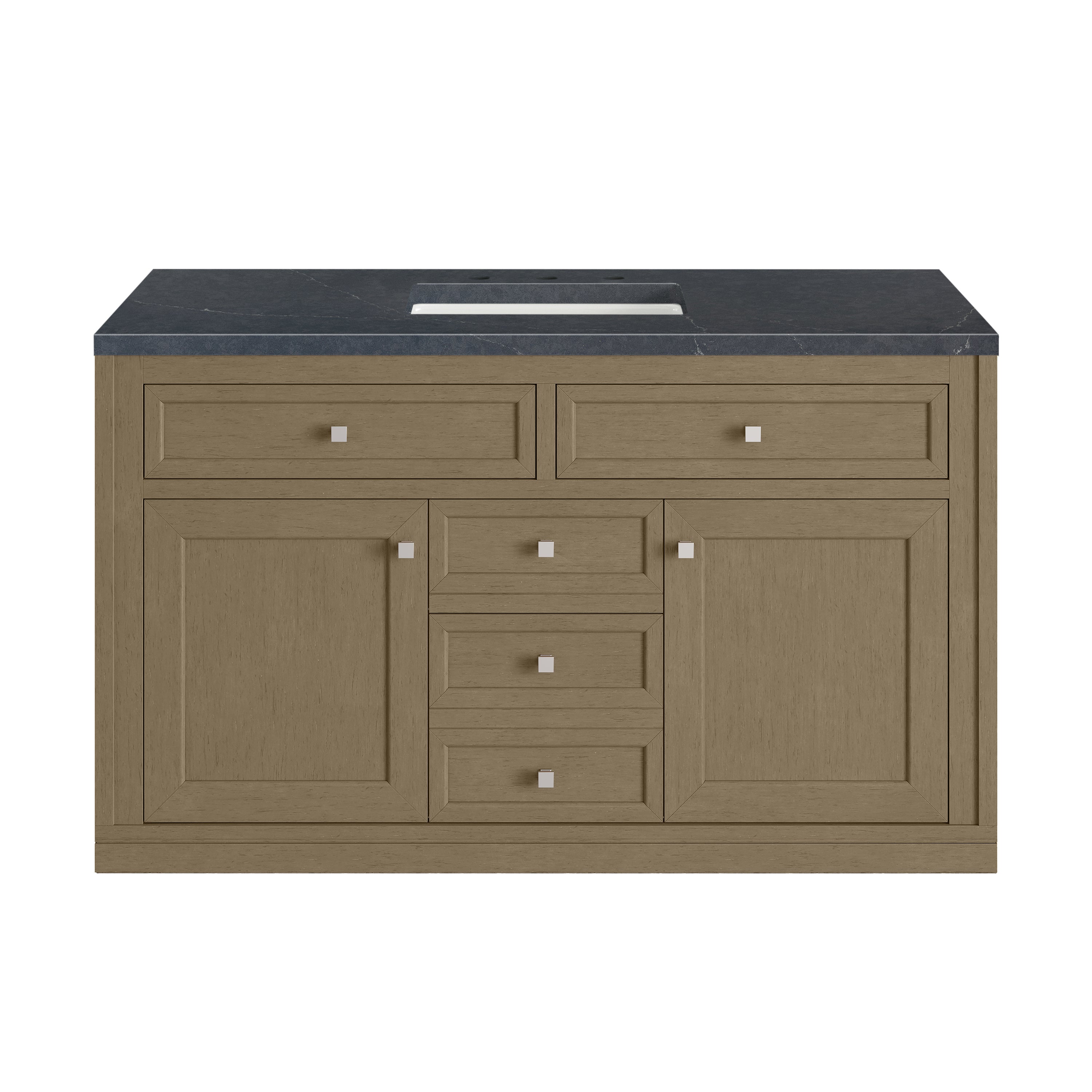 James Martin Chicago 48" Single Vanity in Walnut Whisper with 3cm Countertop
