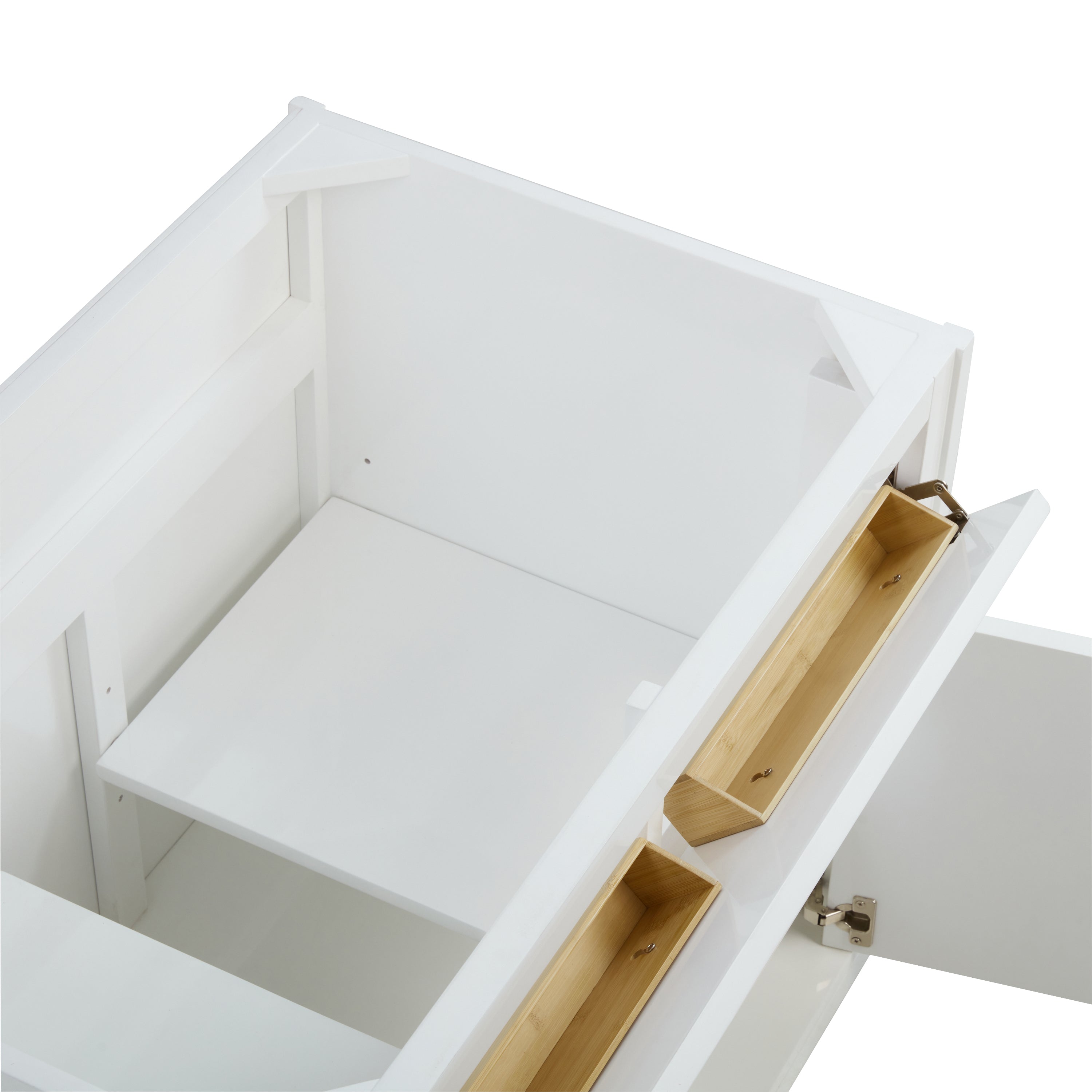 James Martin Chicago 36" Single Vanity in Glossy White with 3cm Countertop