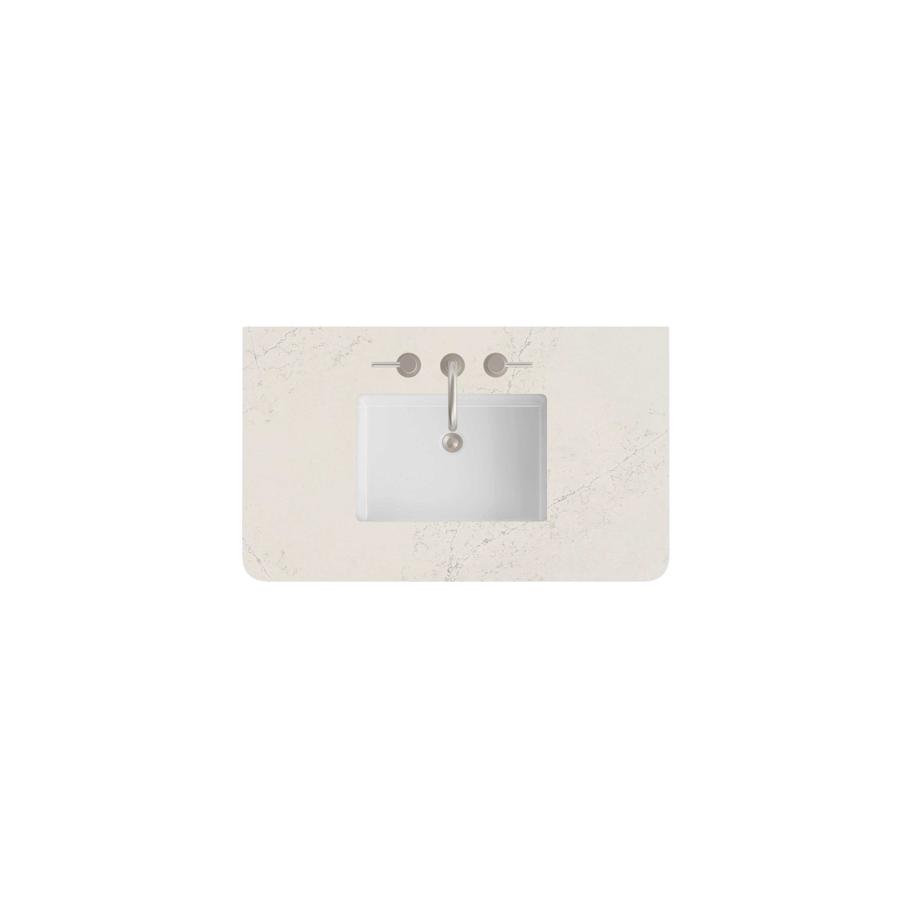 James Martin 36" Single Radius Cut Top Widespread 3cm