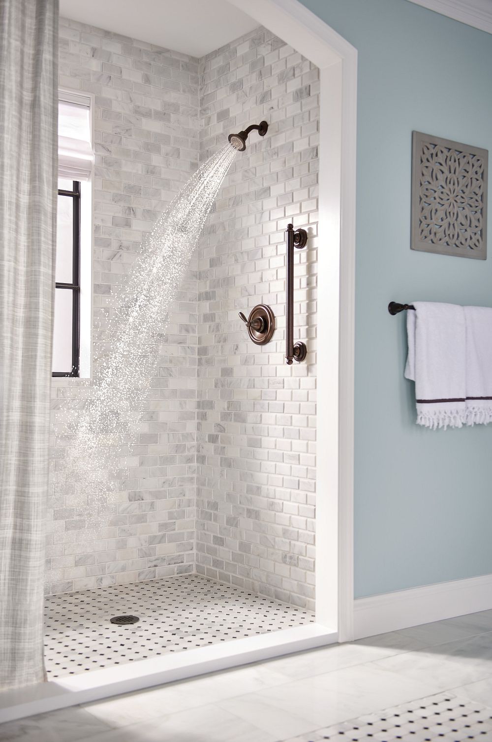 Brushed nickel Posi-Temp(R) shower only