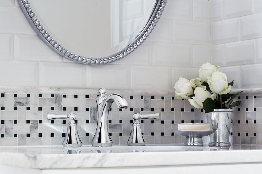 Wynford Two-Handle High Arc Bathroom Faucet