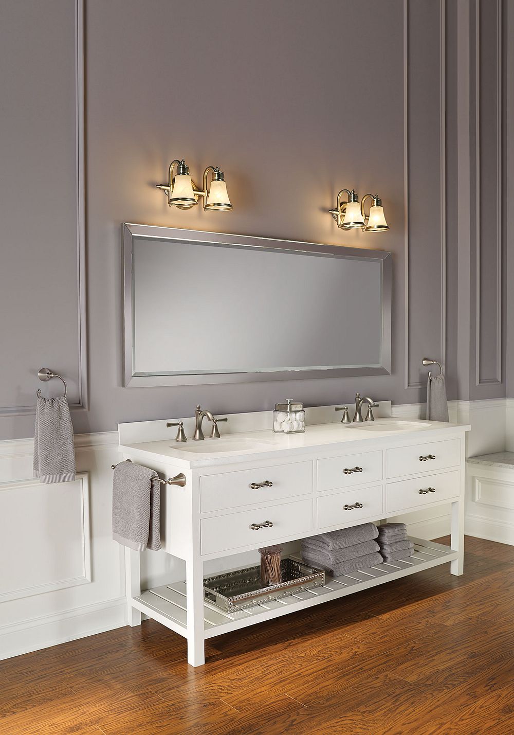 Wynford Two-Handle High Arc Bathroom Faucet