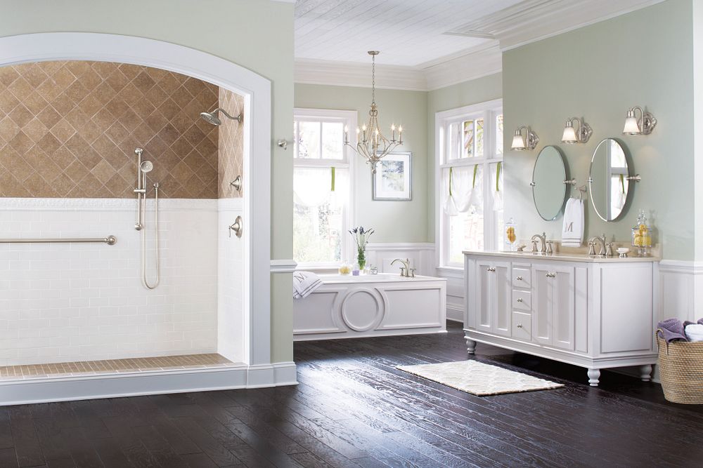 Moen Wynford TV4524 Two-Handle High Arc Bathroom Faucet – All Finishes