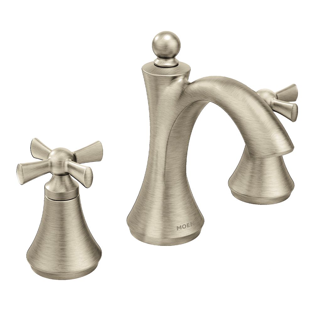 Moen Wynford TV4524 Two-Handle High Arc Bathroom Faucet – All Finishes