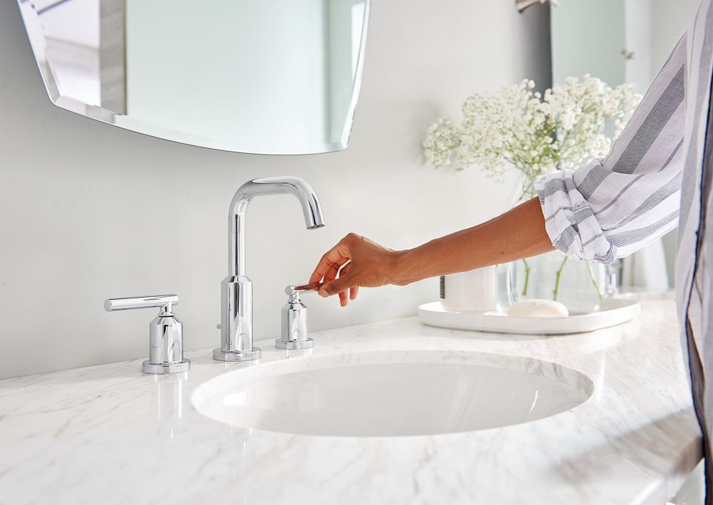 Gibson Two-Handle High Arc Bathroom Faucet
