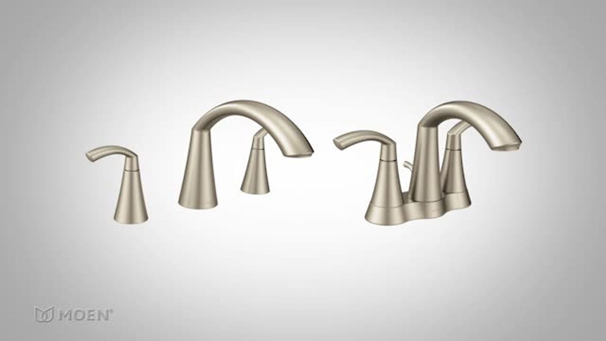 Glyde Two-Handle High Arc Bathroom Faucet