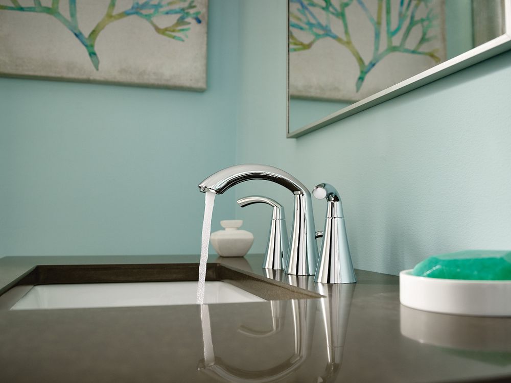 Glyde Two-Handle High Arc Bathroom Faucet