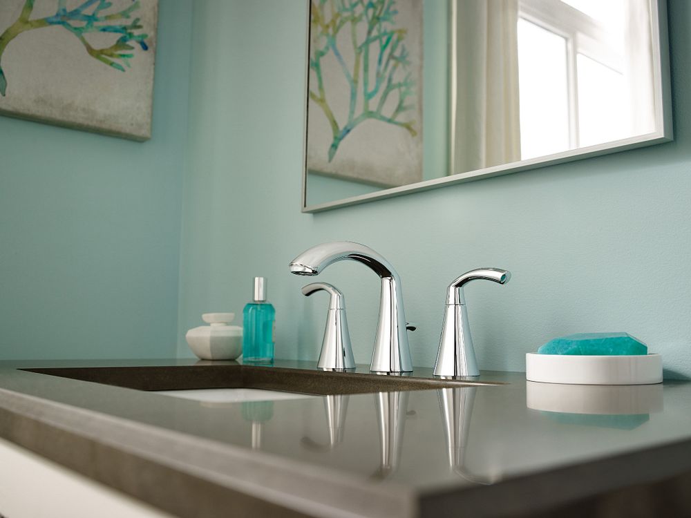 Glyde Two-Handle High Arc Bathroom Faucet