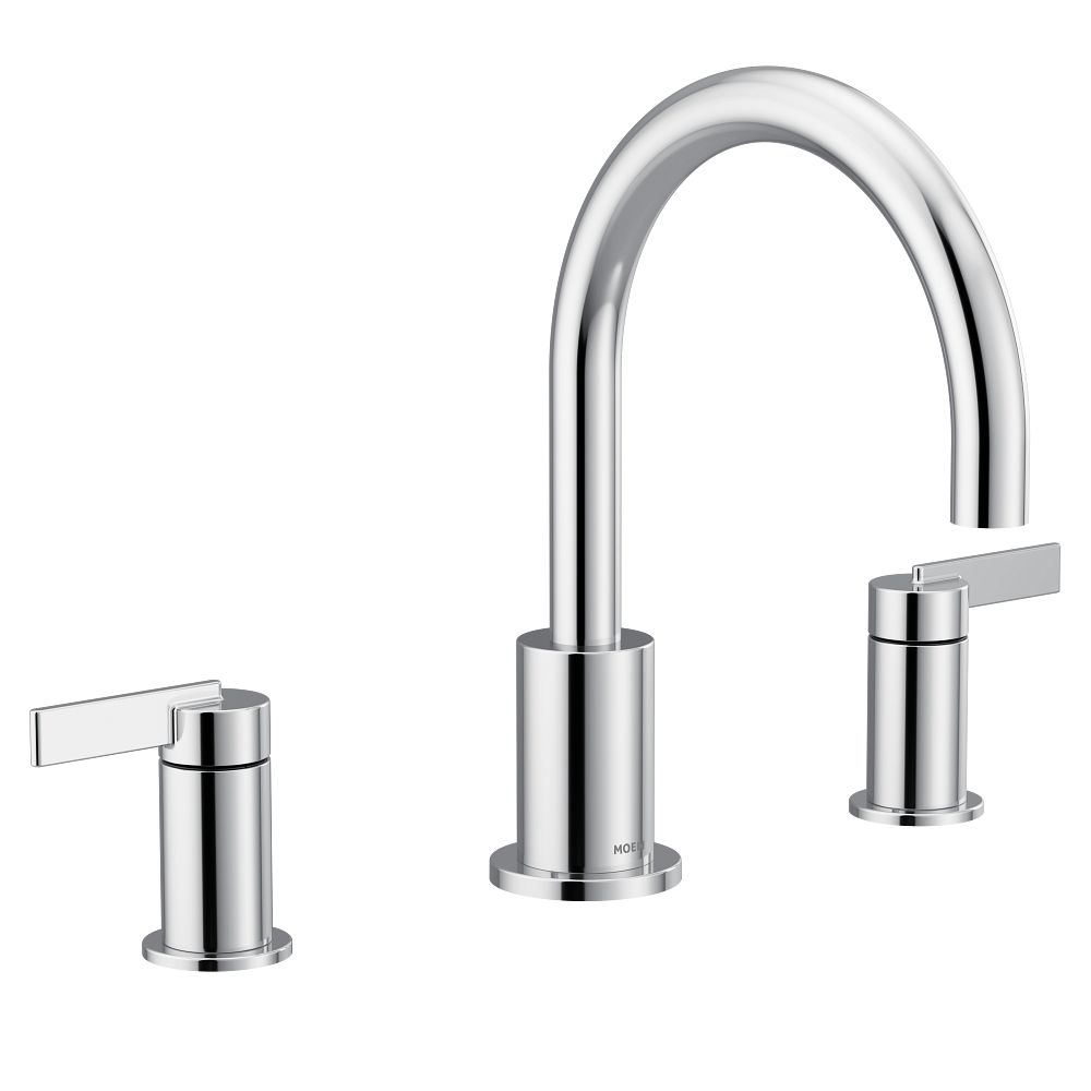 Cia two-handle non diverter roman tub faucet