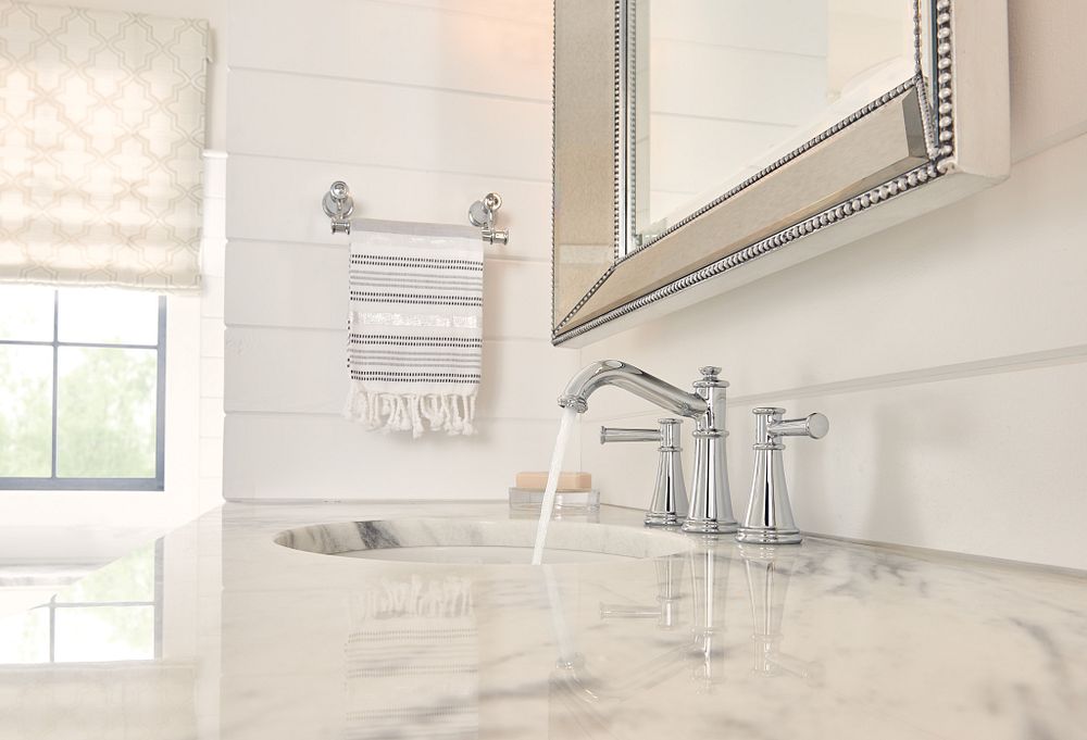 Belfield Two-Handle High Arc Bathroom Faucet