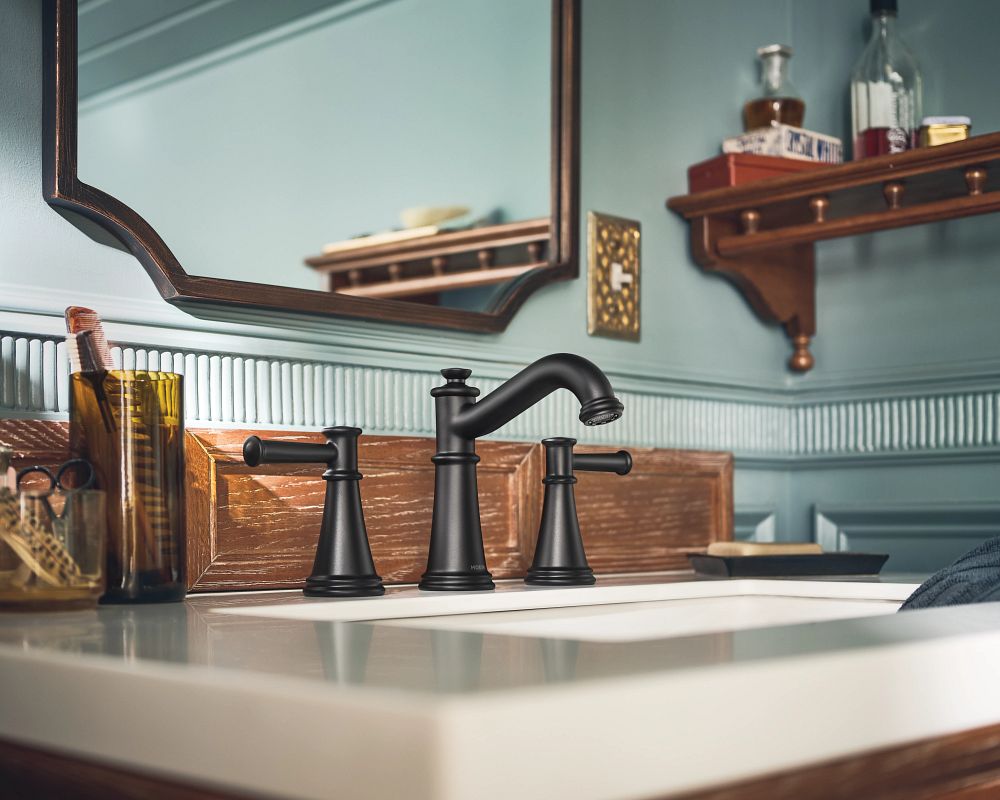 Belfield Two-Handle High Arc Bathroom Faucet