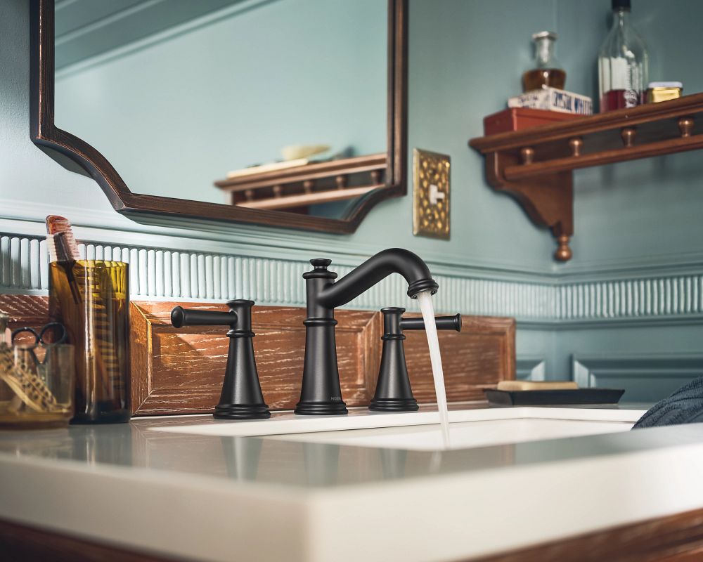 Belfield Two-Handle High Arc Bathroom Faucet
