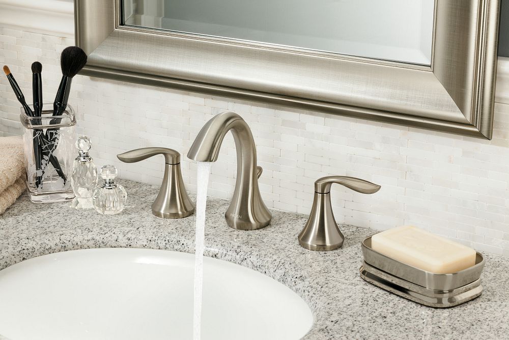 Eva Two-Handle High Arc Bathroom Faucet