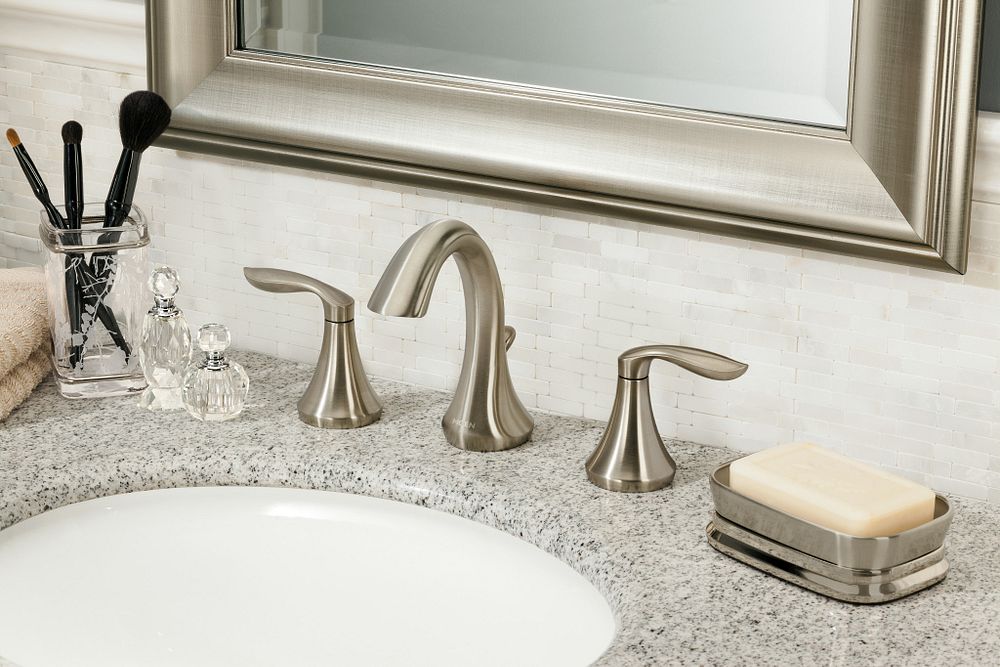 Eva Two-Handle High Arc Bathroom Faucet
