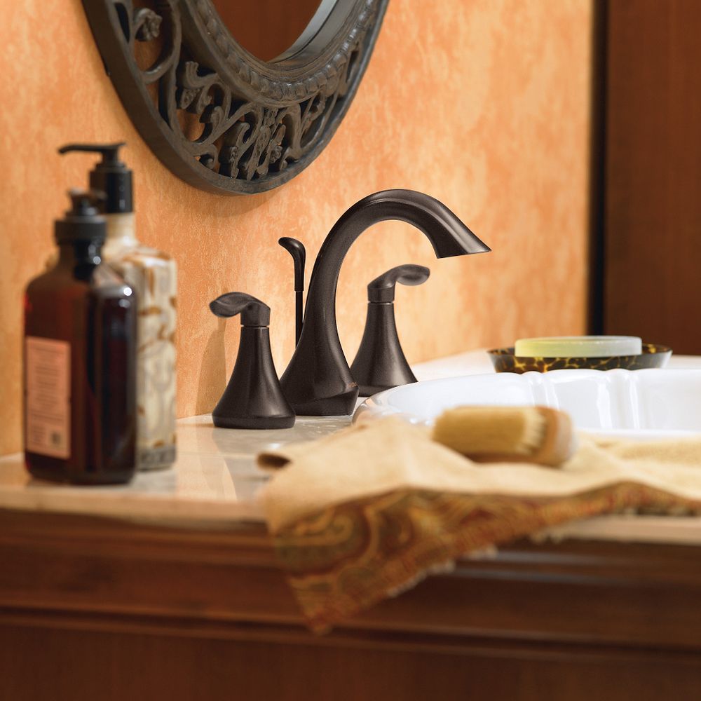 Eva Two-Handle High Arc Bathroom Faucet