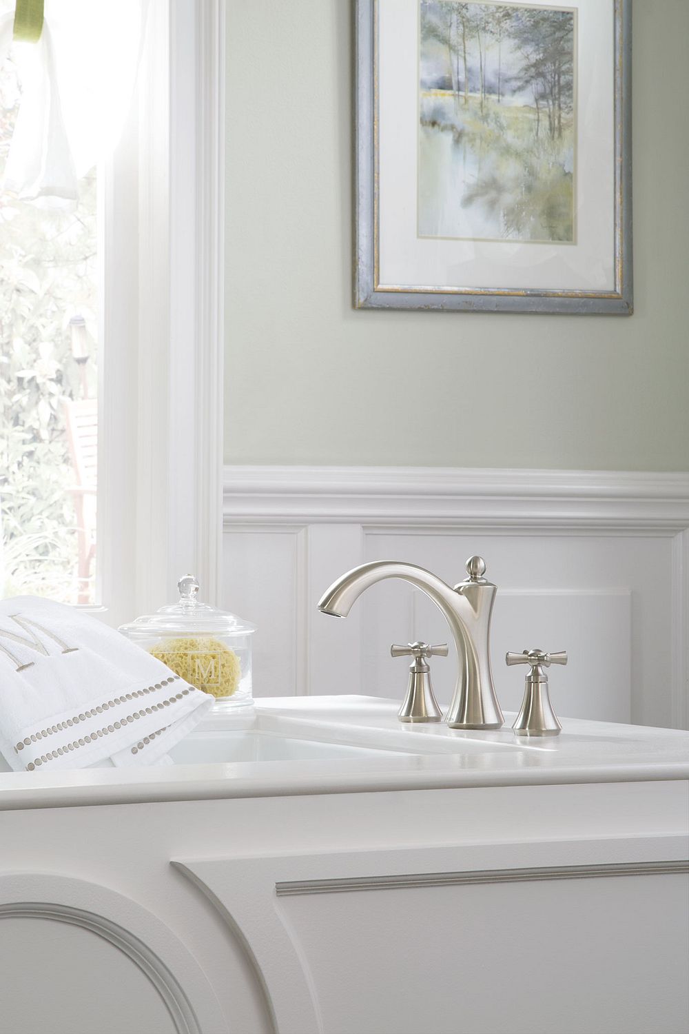 Wynford Two-Handle Non-Diverter Roman Tub Faucet