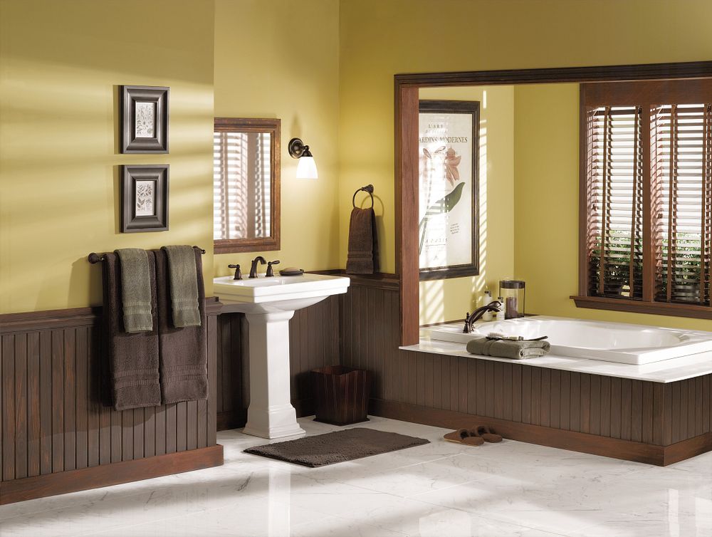 Brantford Two-Handle Low Arc Roman Tub Faucet