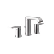 Moen T6708 Genta Chrome Two-Handle Low Arc Bathroom Faucet