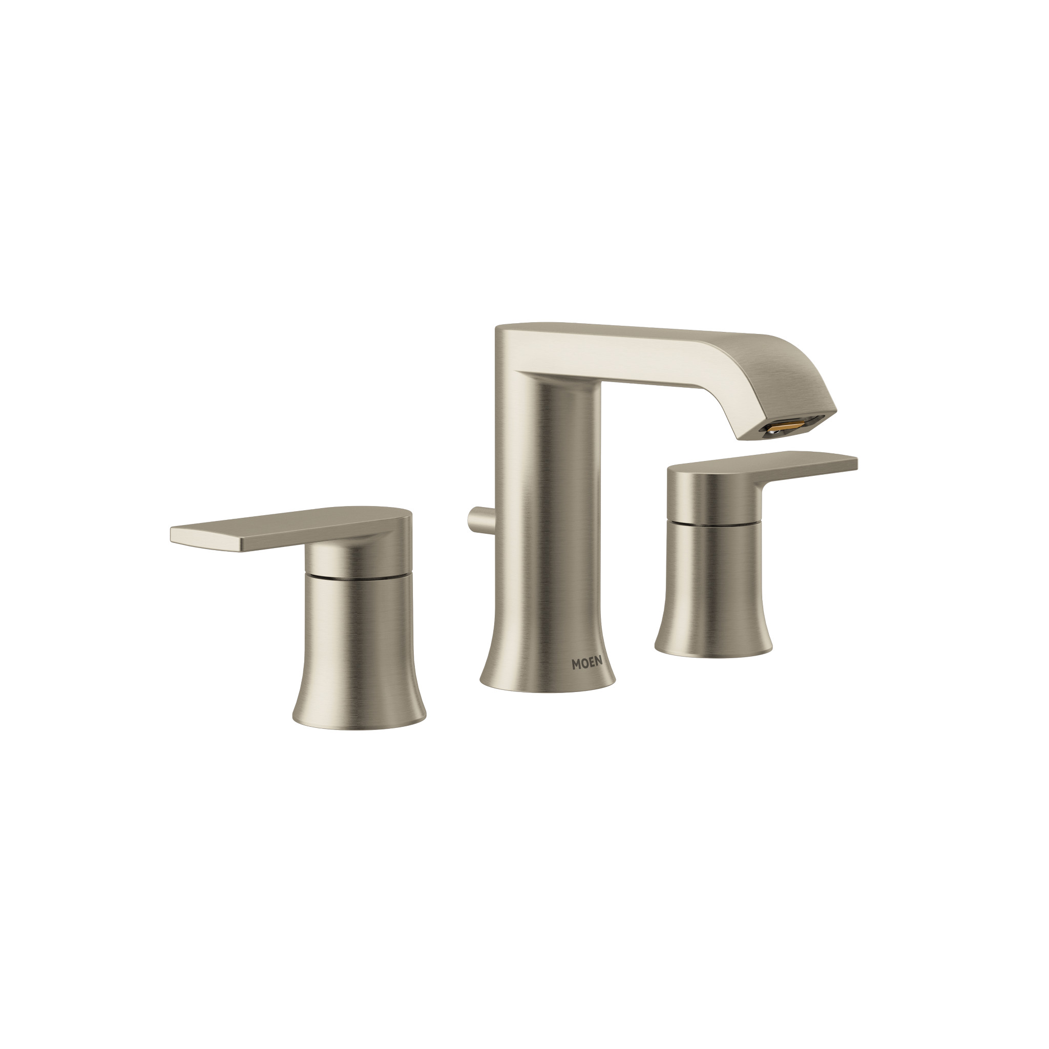 Moen T6708 Genta Chrome Two-Handle Low Arc Bathroom Faucet