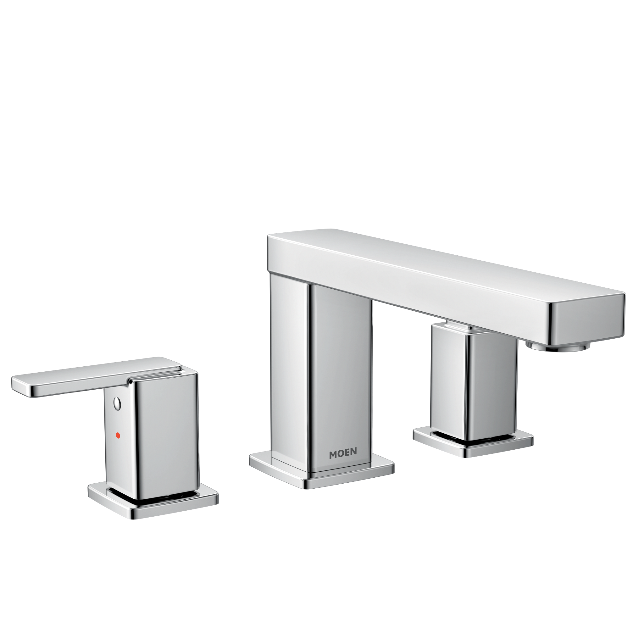 Moen T682 Chrome two-handle non diverter roman tub faucet