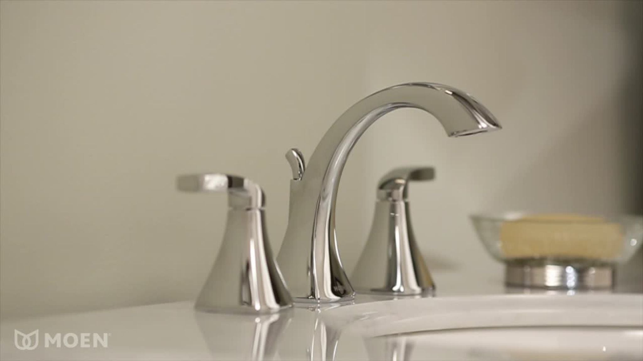 Voss Two-Handle High Arc Bathroom Faucet