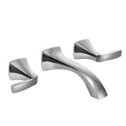 Voss Two-Handle Wall Mount Bathroom Faucet