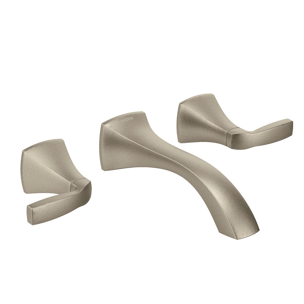 Voss Two-Handle Wall Mount Bathroom Faucet