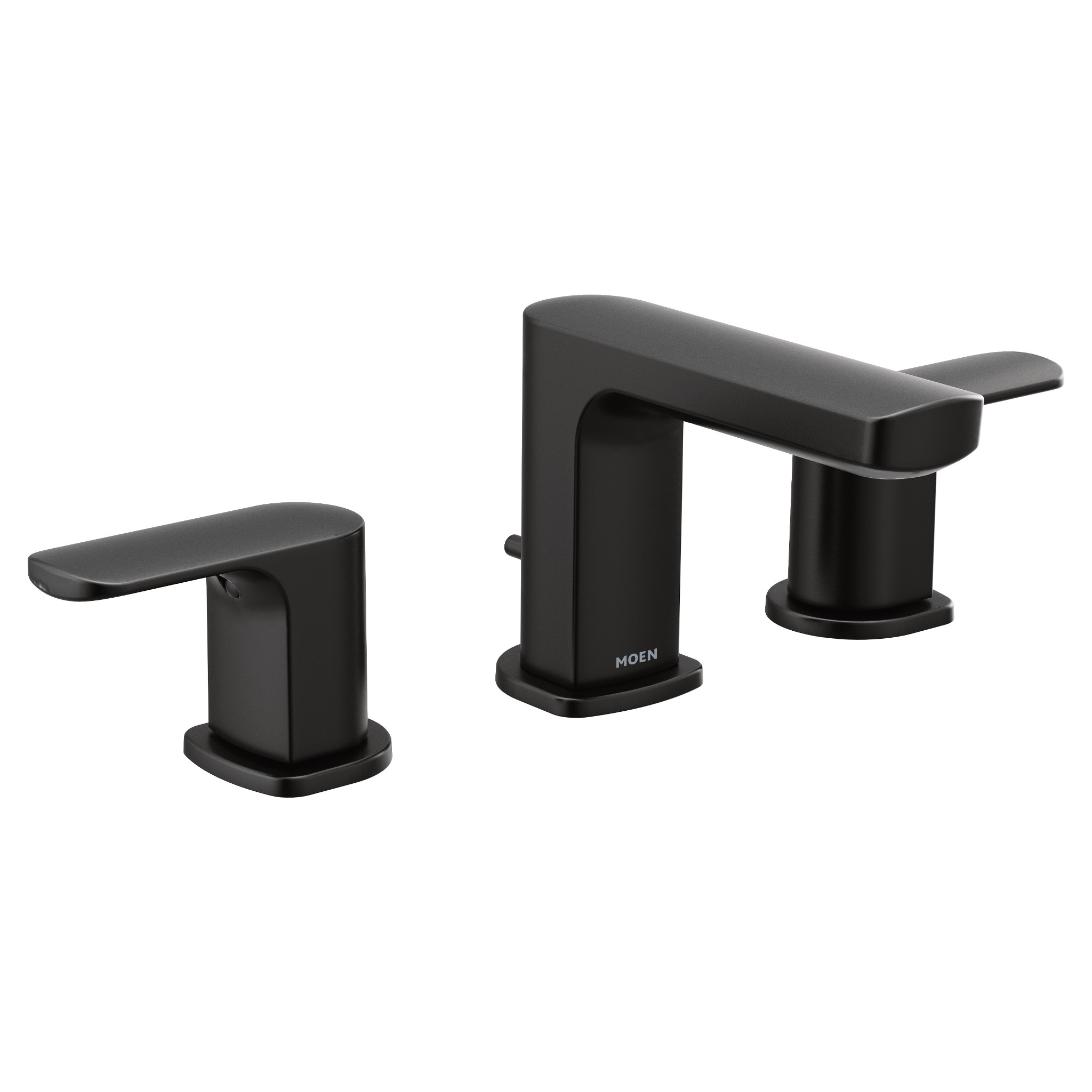 Moen T6920 Rizon Chrome Two-Handle Low Arc Bathroom Faucet