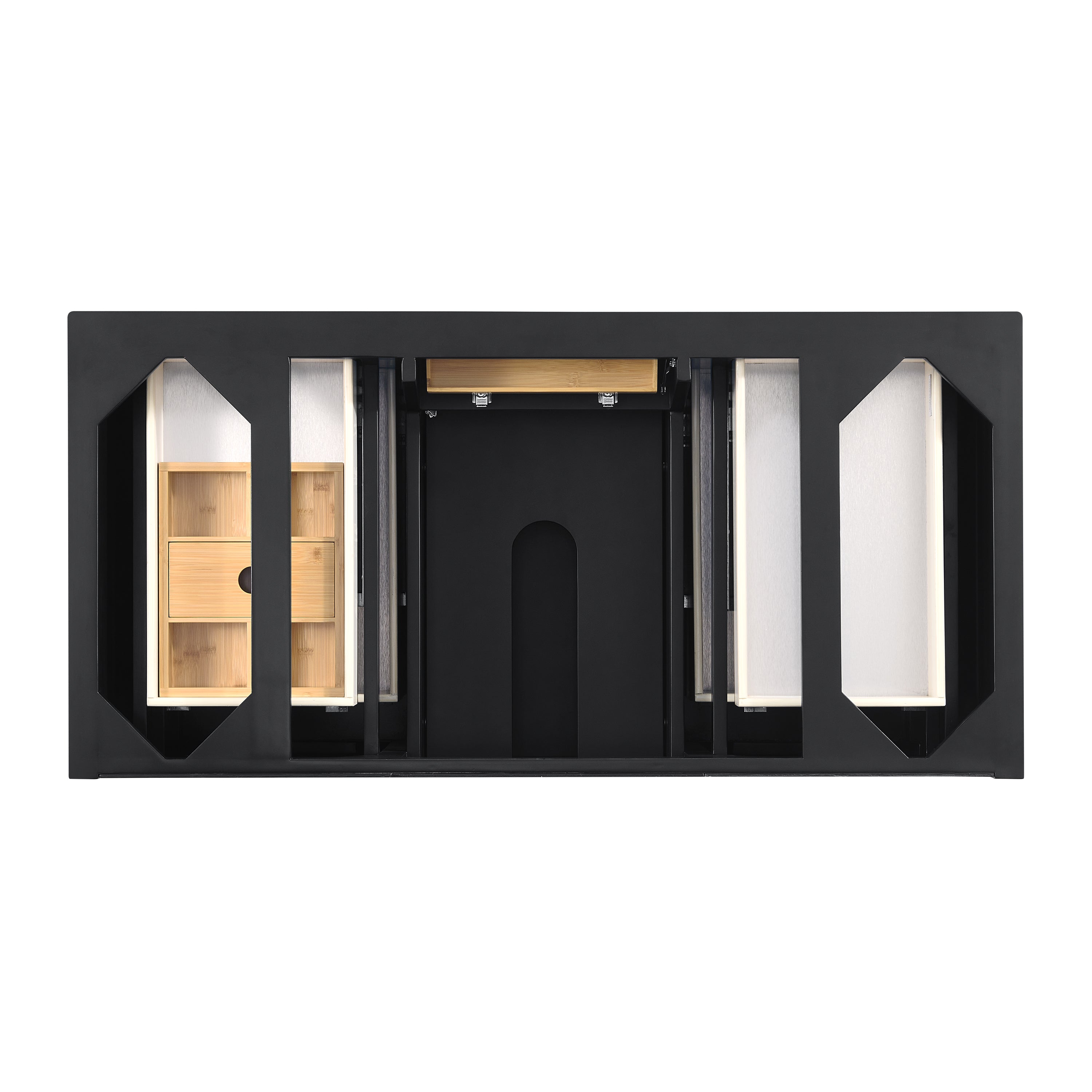 James Martin Lorelai 48" Single Vanity in Black Onyx with 3cm Countertop