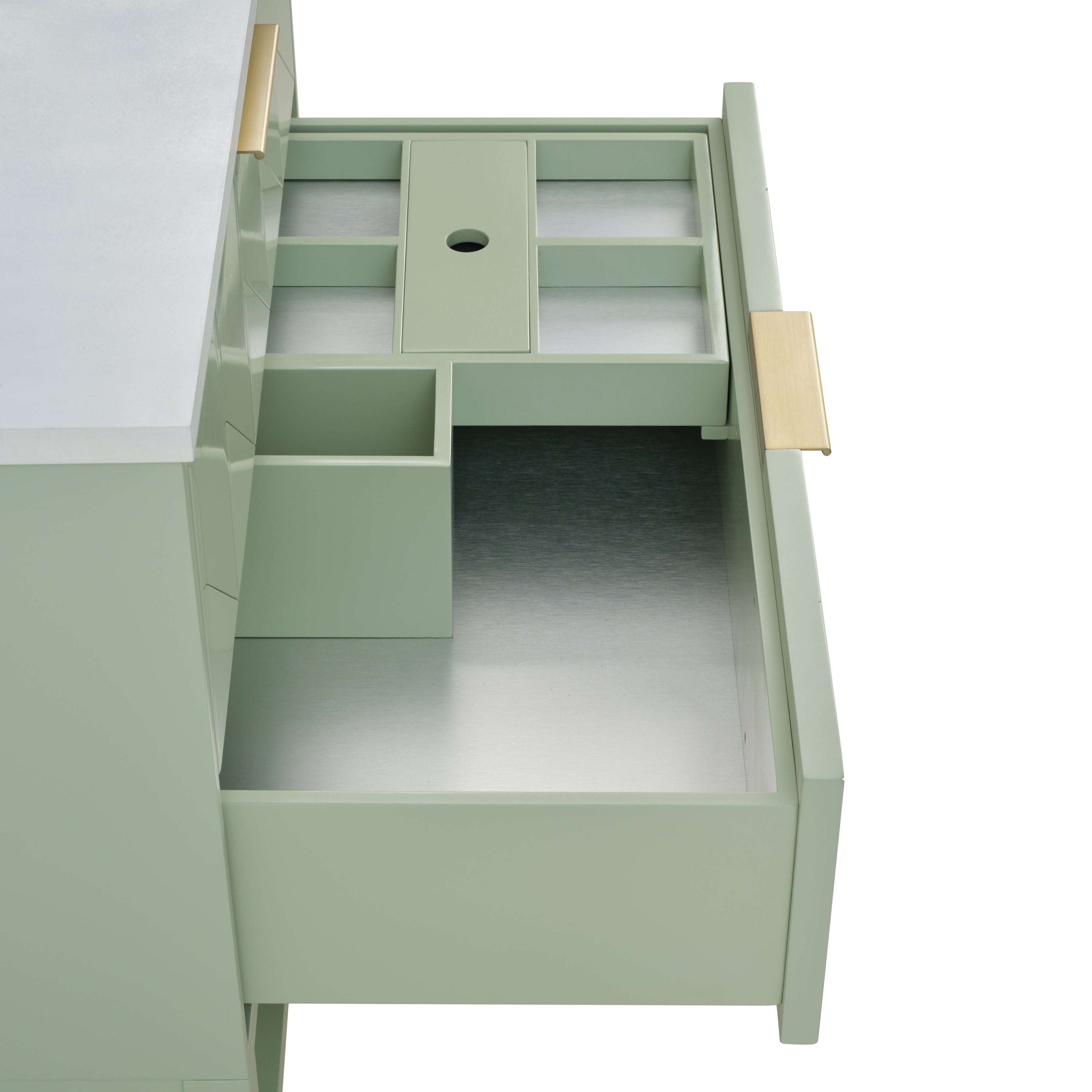 James Martin Emmeline 36" Single Vanity in Pistachio with 3cm Countertop