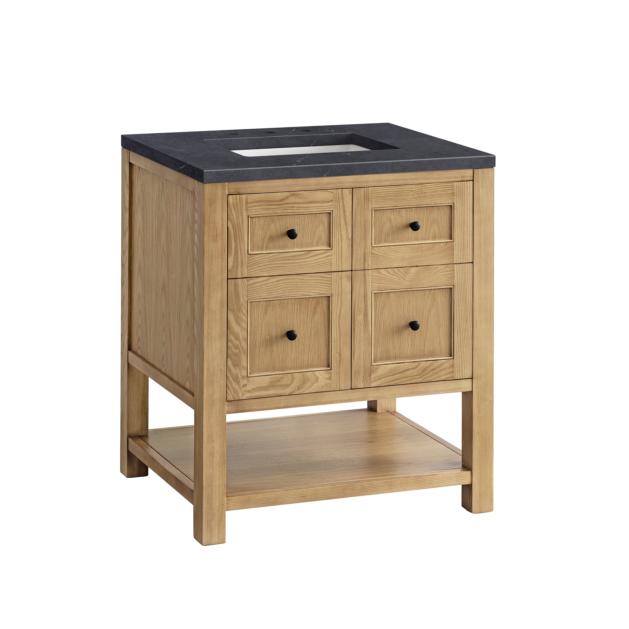 James Martin Breckenridge 30" Single Vanity in Light Natural Oak with 3cm Countertop