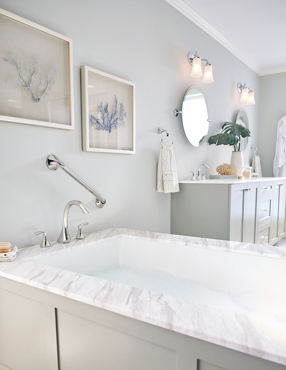 Eva Two-Handle High Arc Roman Tub Faucet
