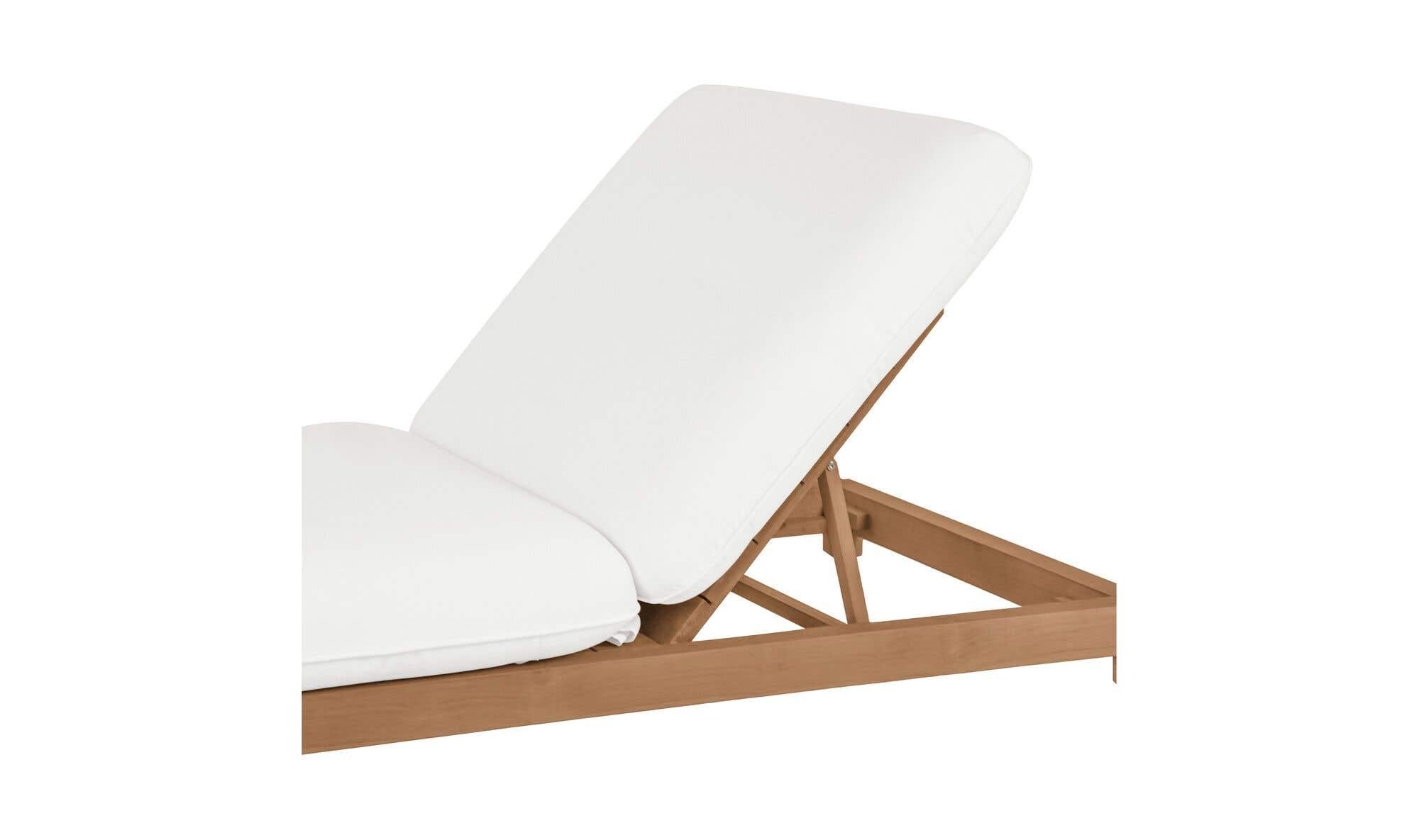 Moes Enzo Outdoor Adjustable Lounge Chair White TA-1002