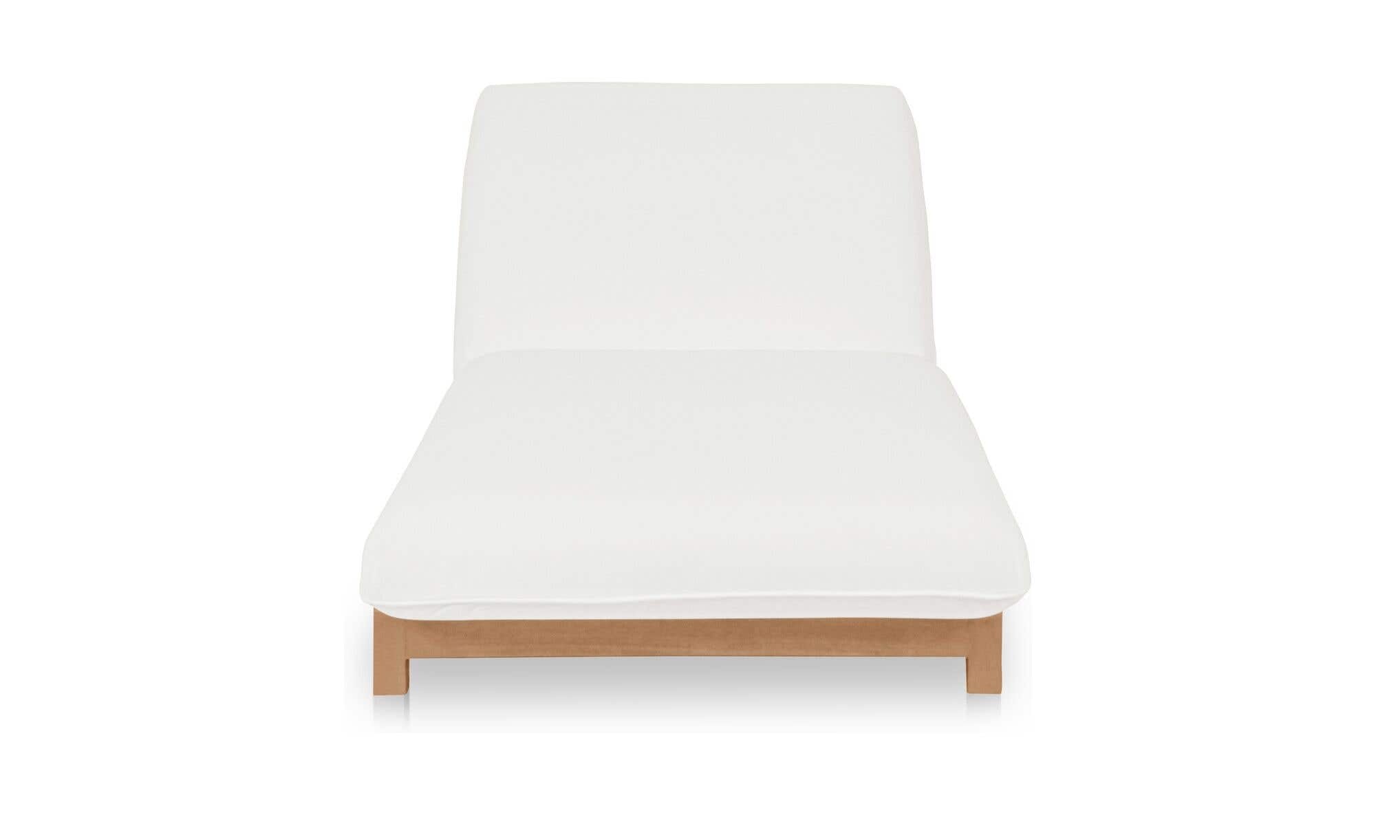Moes Enzo Outdoor Adjustable Lounge Chair White TA-1002