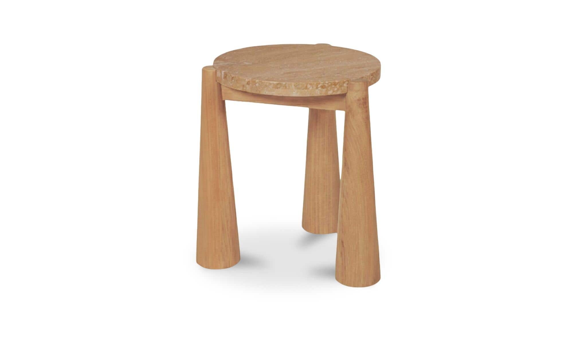 Moes Pax Outdoor Side Table Natural TA-1020