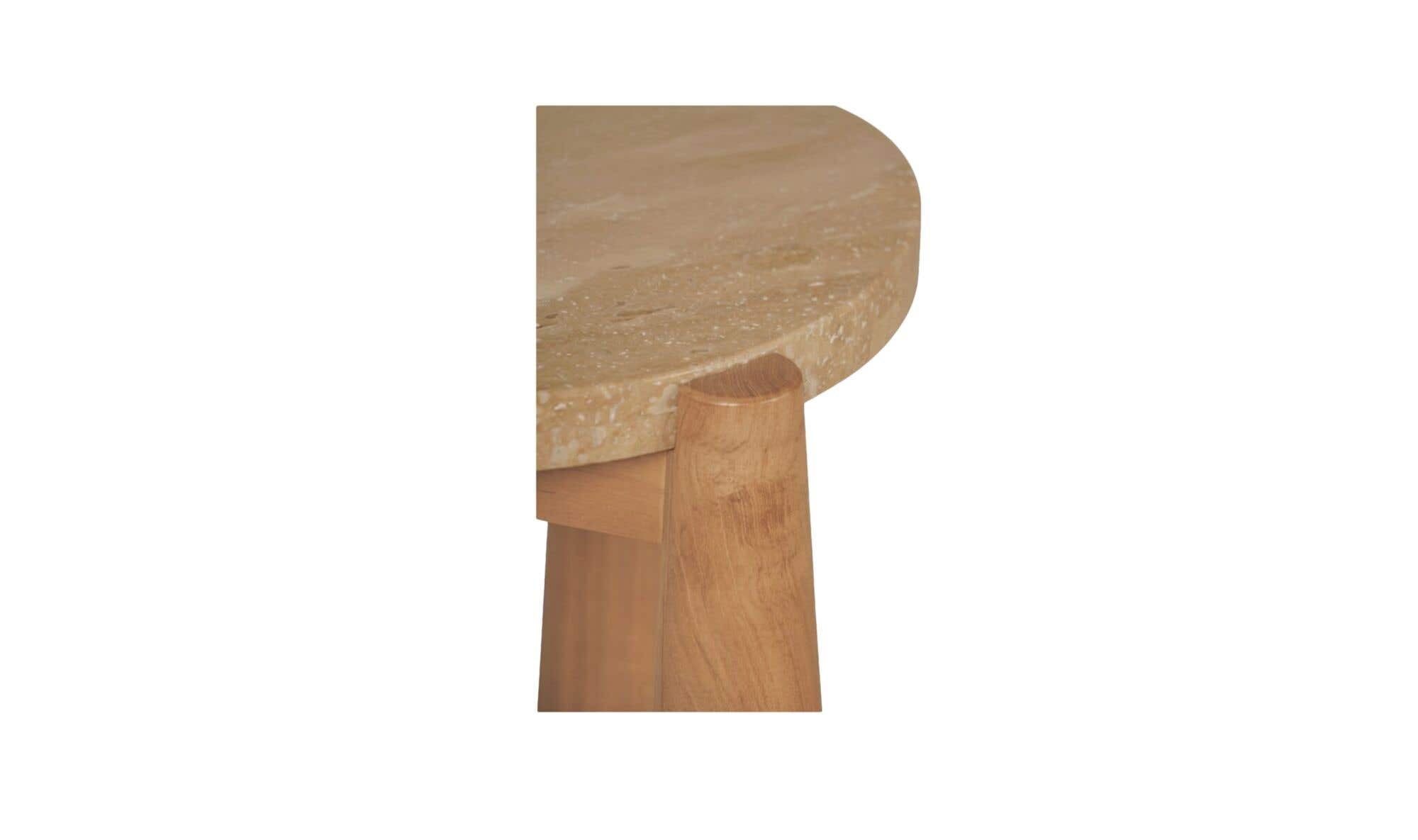Moes Pax Outdoor Side Table Natural TA-1020