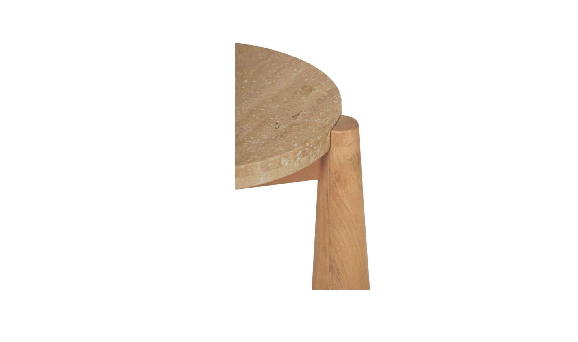 Moes Pax Outdoor Side Table Natural TA-1020