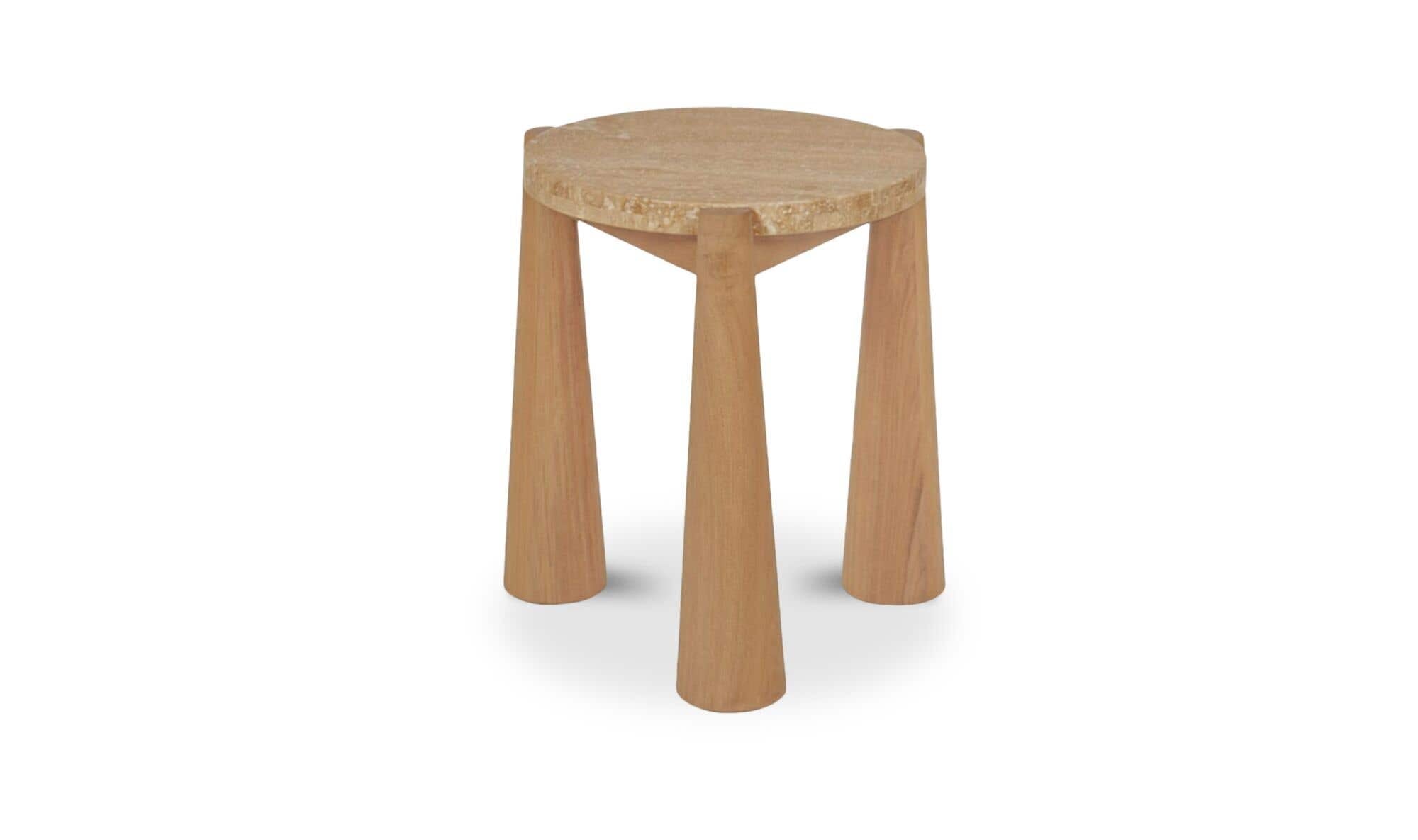 Moes Pax Outdoor Side Table Natural TA-1020