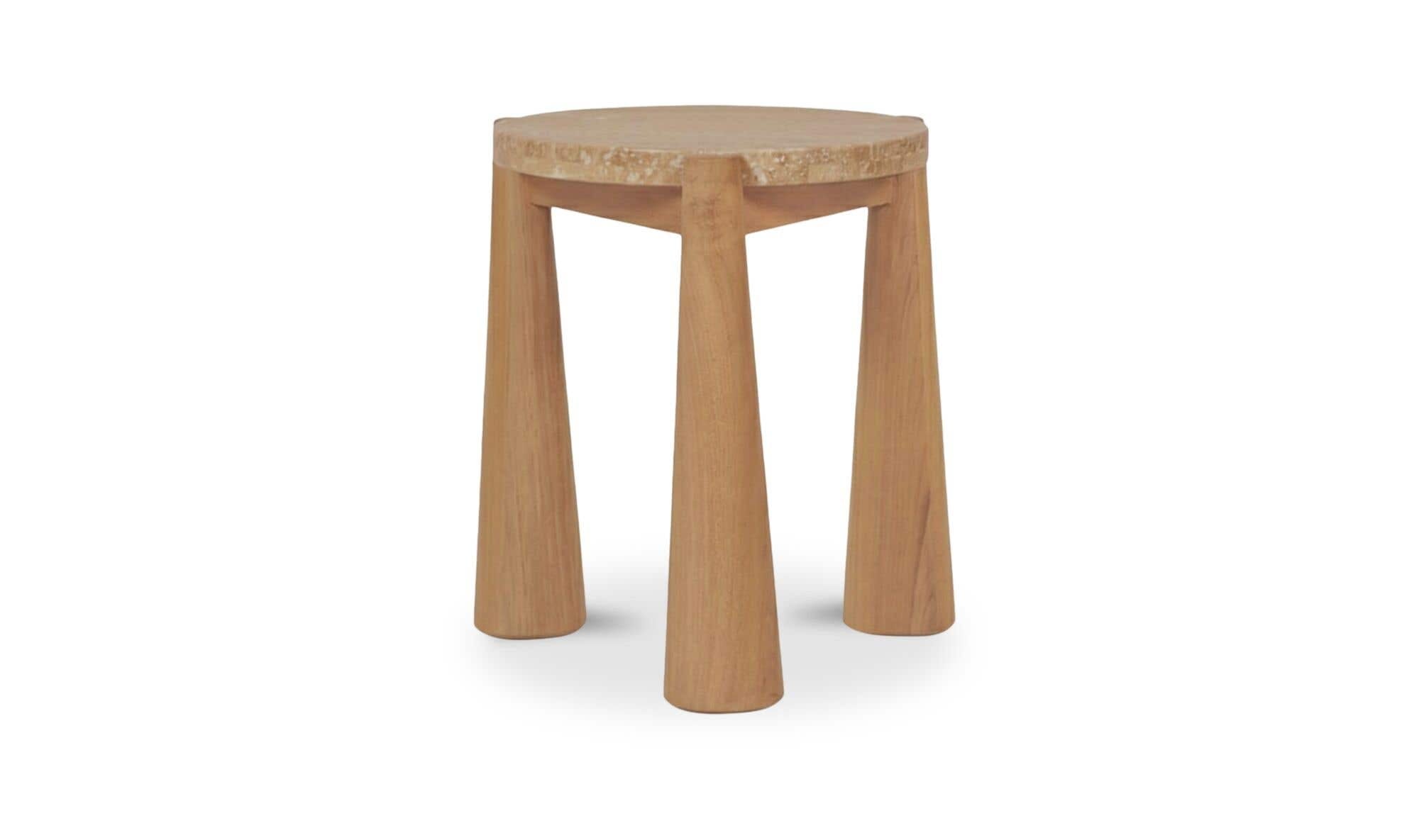 Moes Pax Outdoor Side Table Natural TA-1020