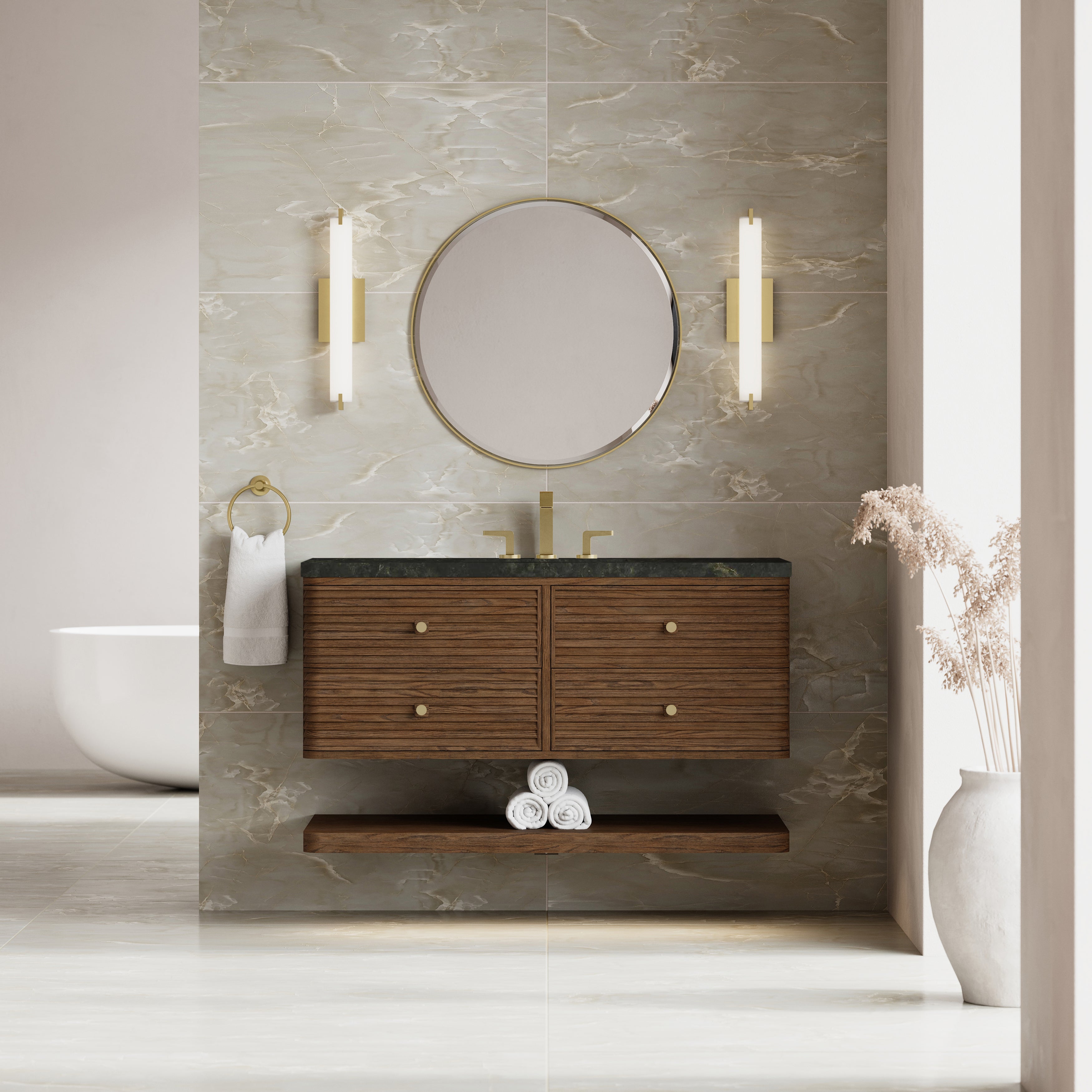James Martin Allamari 48" Single Vanity in Sable with 3cm Countertop