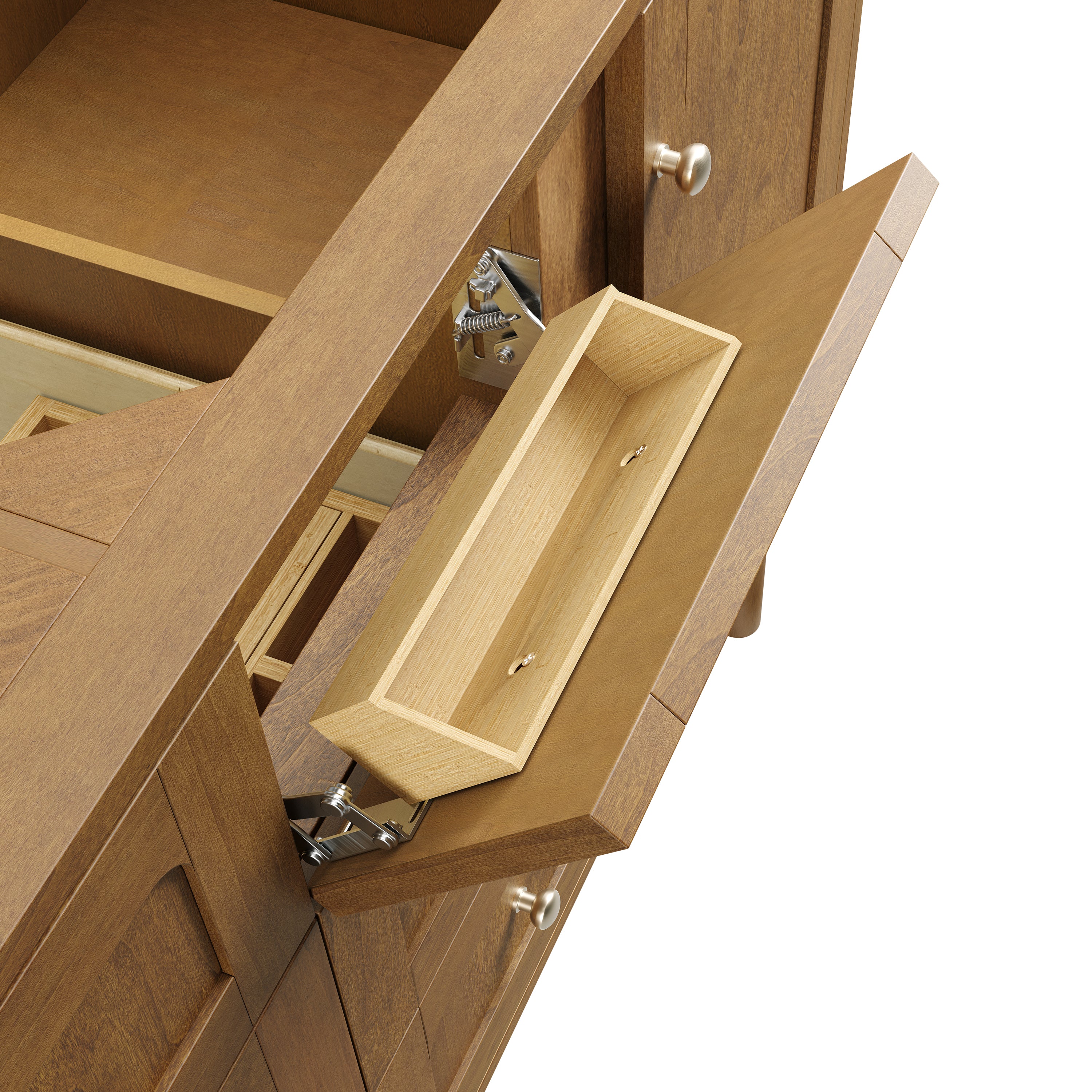 James Martin Laurent 60" Double Vanity in Honey Oak with 3cm Countertop
