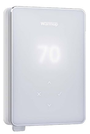 Warmup Terra Basic Wi-Fi Smart Thermostat – White, 120V/240V (TRA-04-WH-LC)