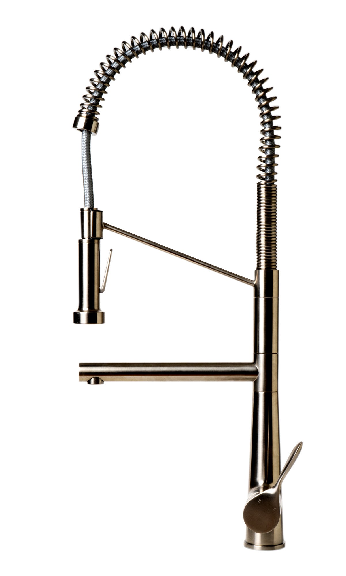 ALFI brand ABKF3787 Double Spout Commercial Spring Kitchen Faucet
