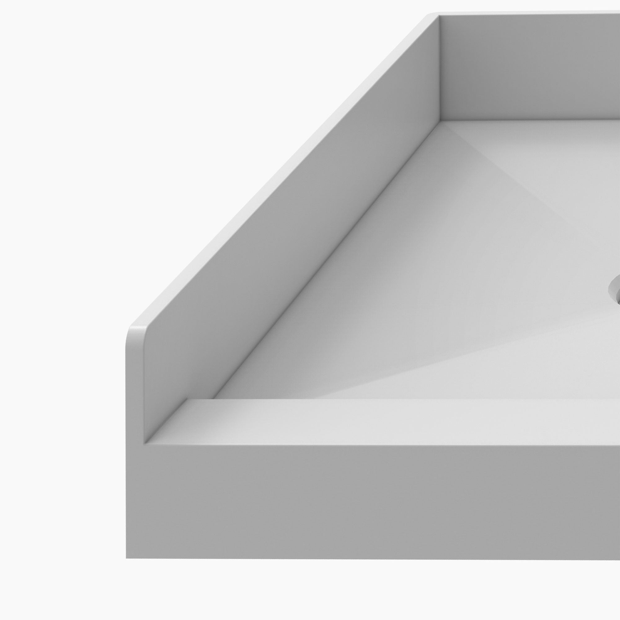 DreamLine TilePrime 32 inch D x 60 inch W x 3 inch H Single Threshold Shower Base