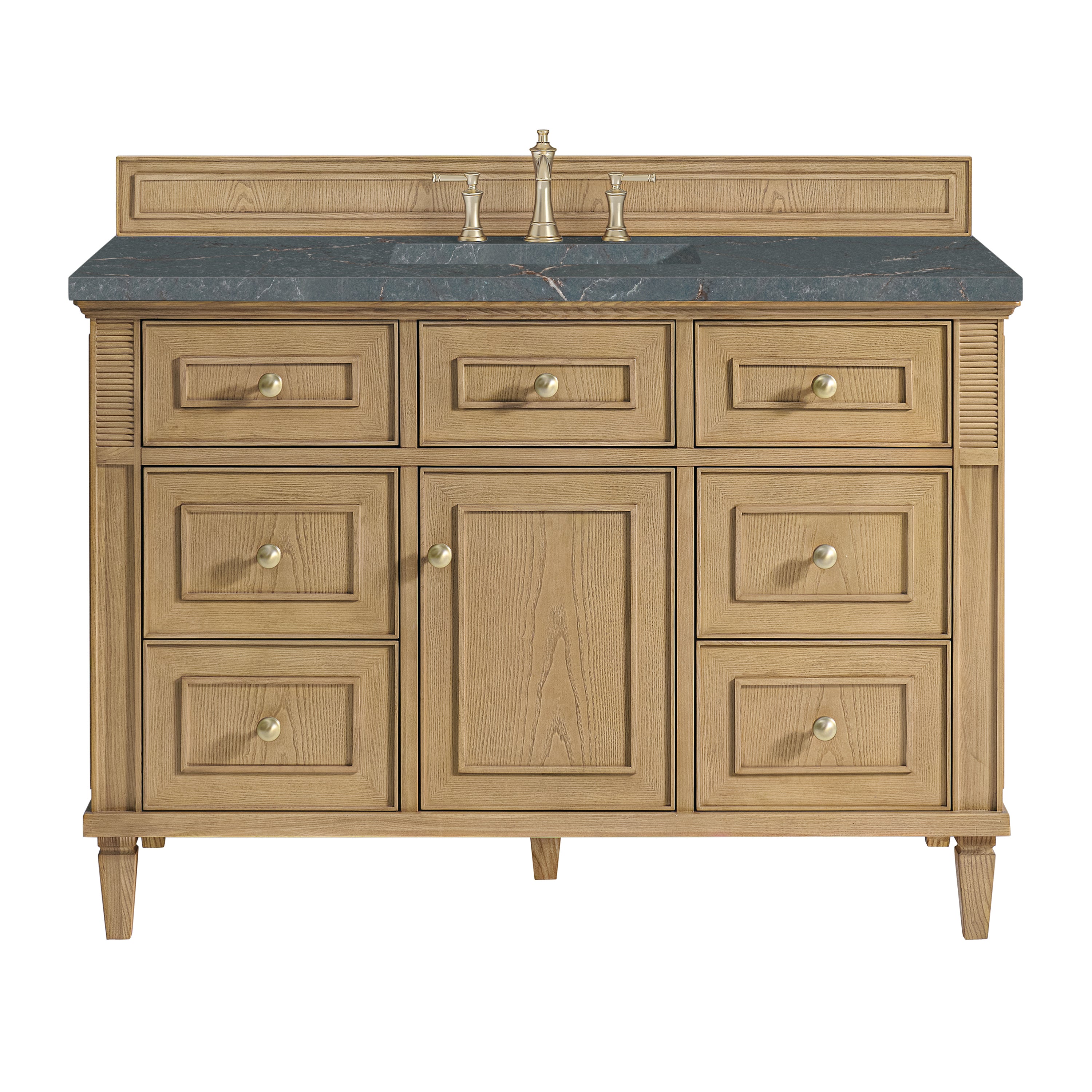 James Martin Lorelai 48" Single Vanity in Light Natural Oak with 3cm Countertop