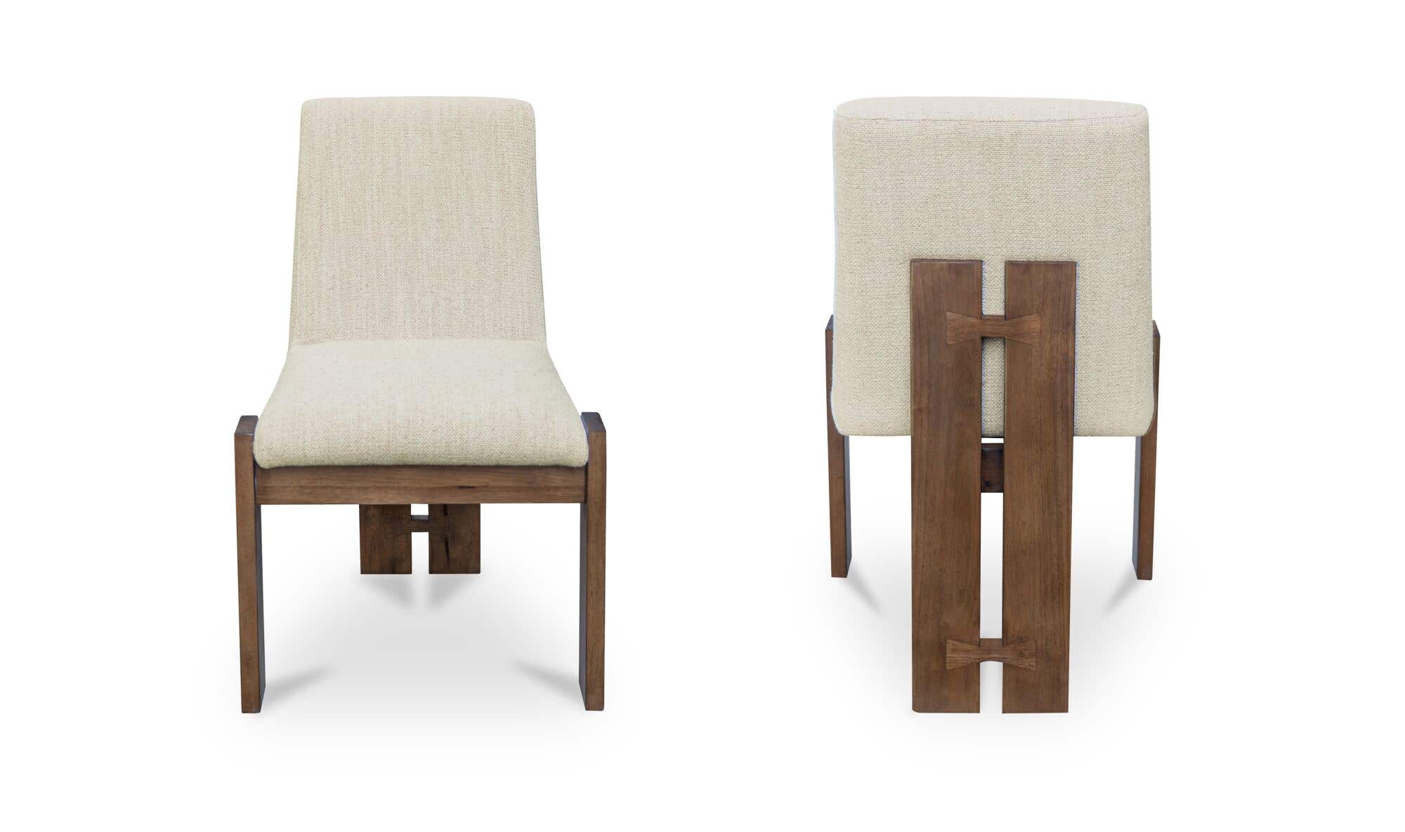 Moes Mia Dining Chair Beige-Set of Two TL-1030