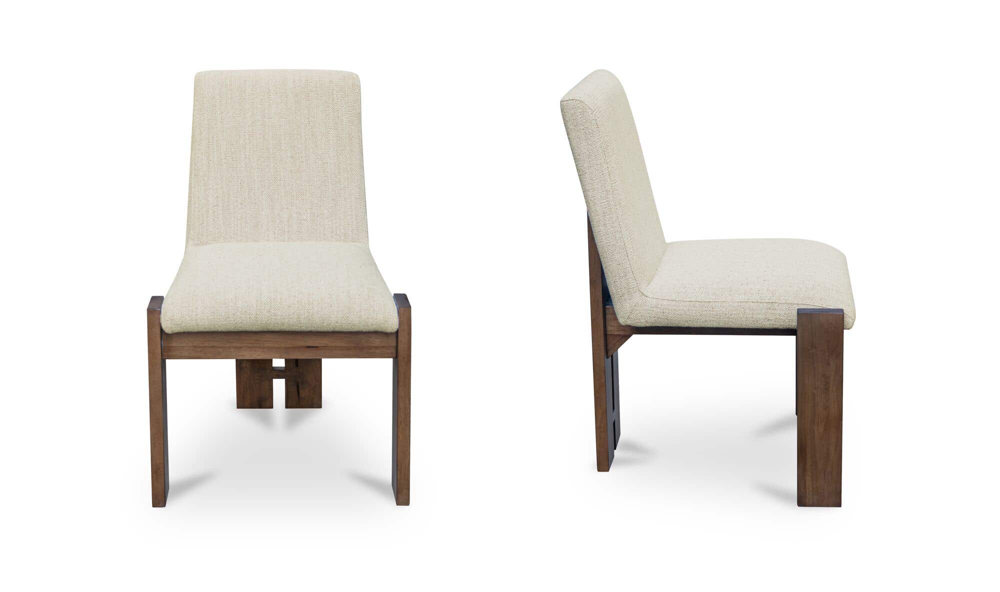 Moes Mia Dining Chair Beige-Set of Two TL-1030