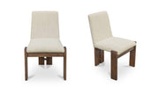 Moes Mia Dining Chair Beige-Set of Two TL-1030