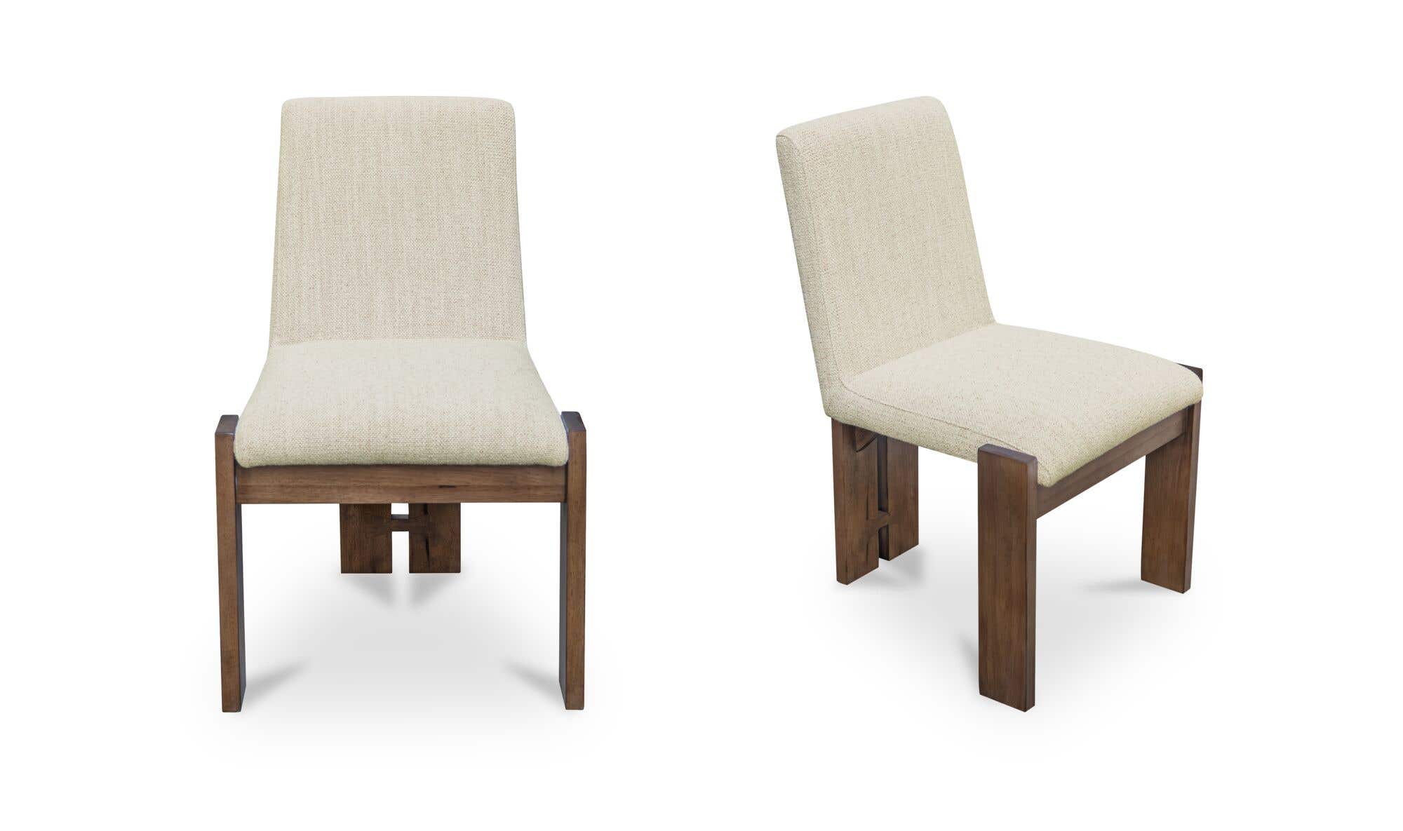 Moes Mia Dining Chair Beige-Set of Two TL-1030